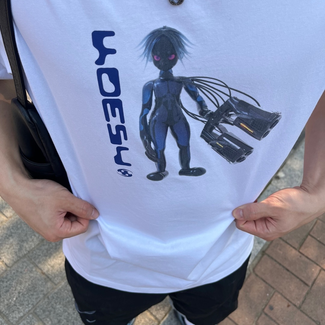 Sansan Gear Koesy Ultimate T-Shirt White - 23SS 착용 스타일