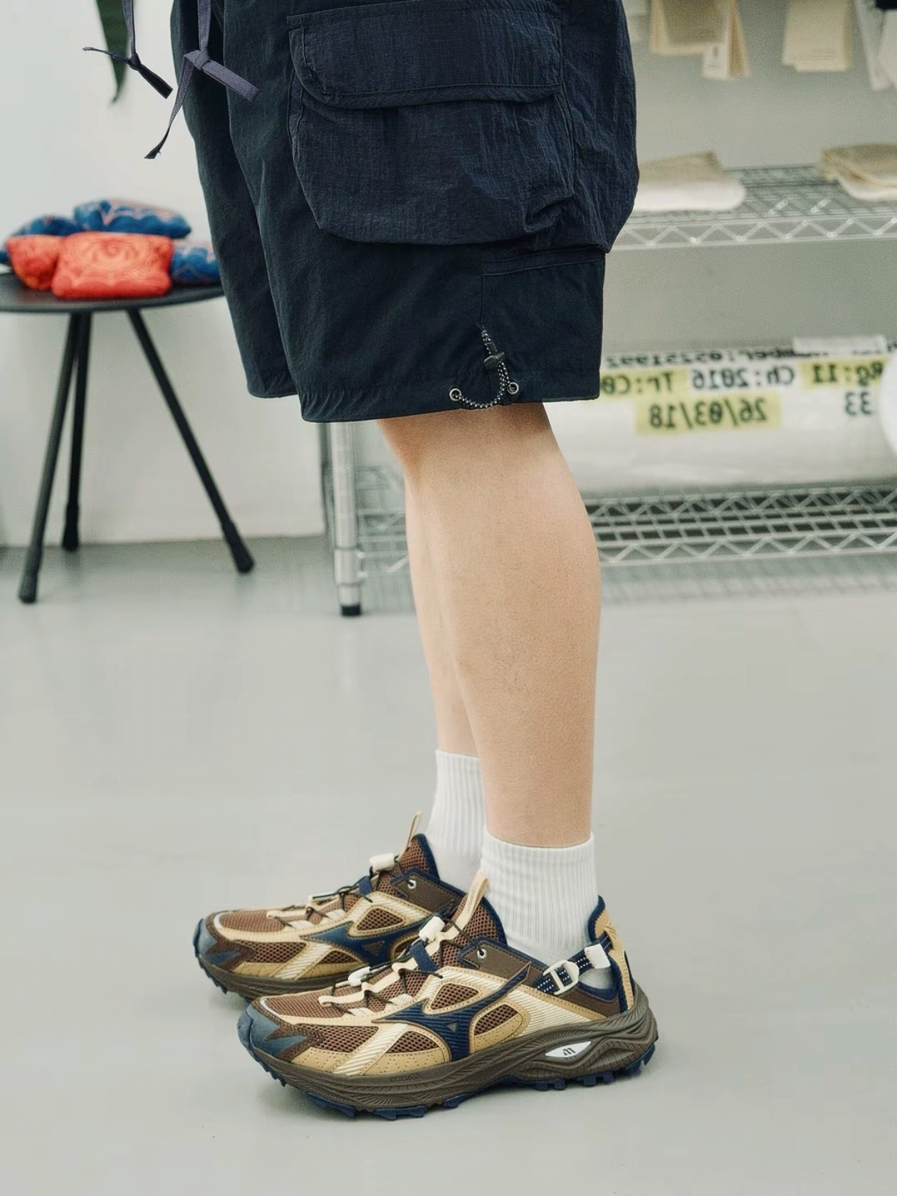 Mizuno Racer Trail SE Brown 착용 스타일