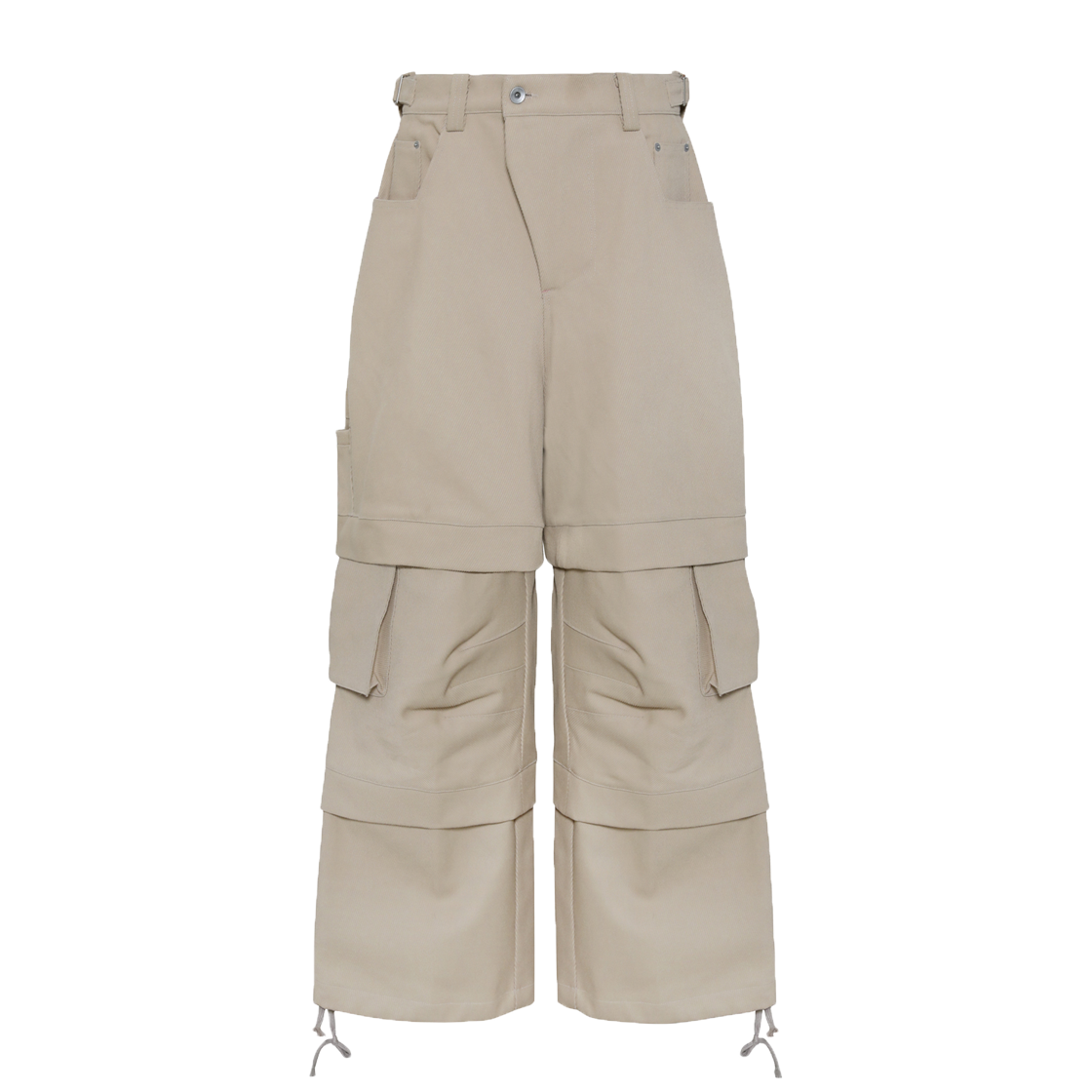 K25FWMP01-BG-01 Kamien Titan Baggy Pants Beige - 대표 이미지 #1