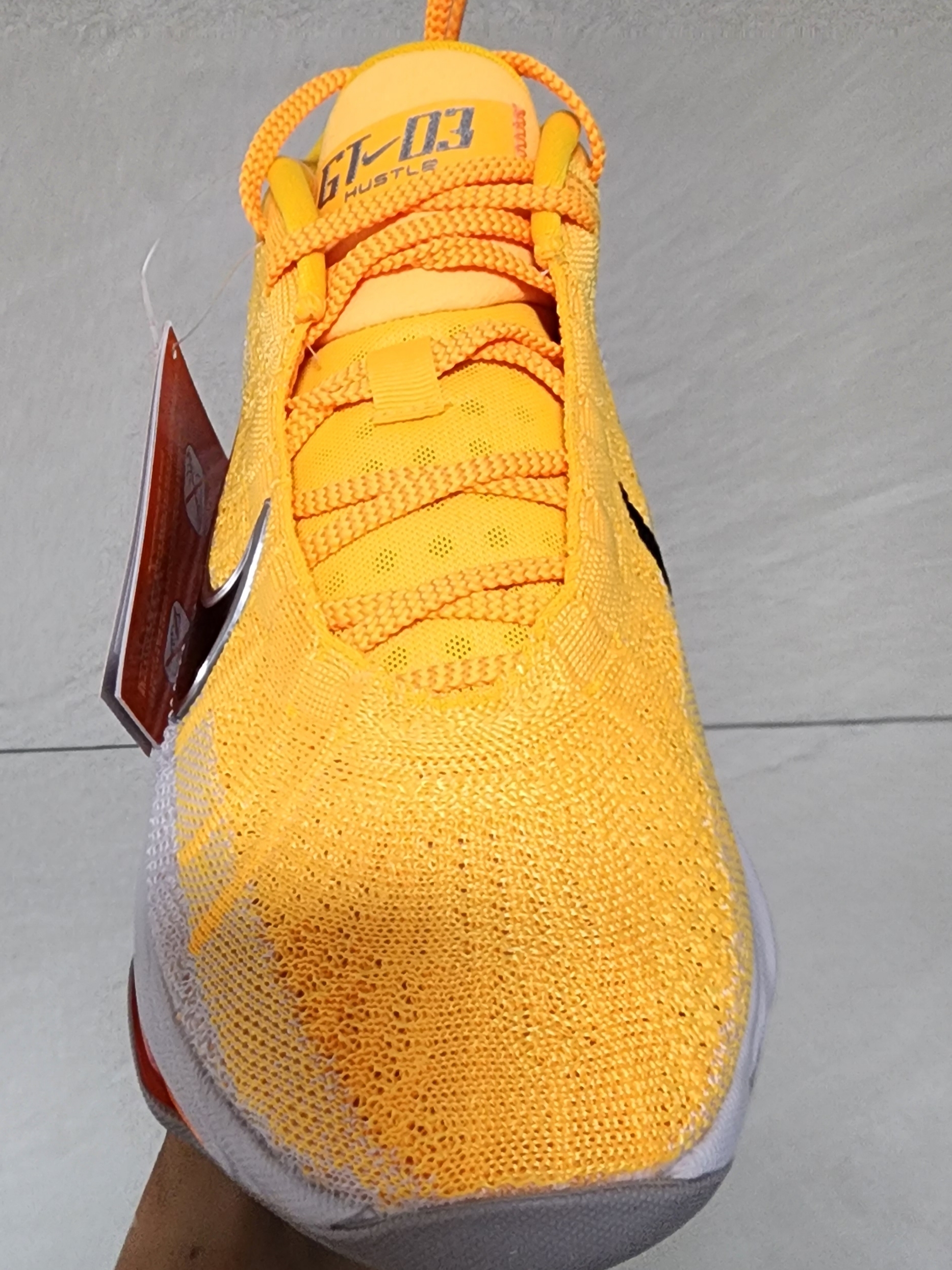 Nike Air Zoom G.T. Hustle 3 EP Laser Orange Metallic Silver 착용 스타일