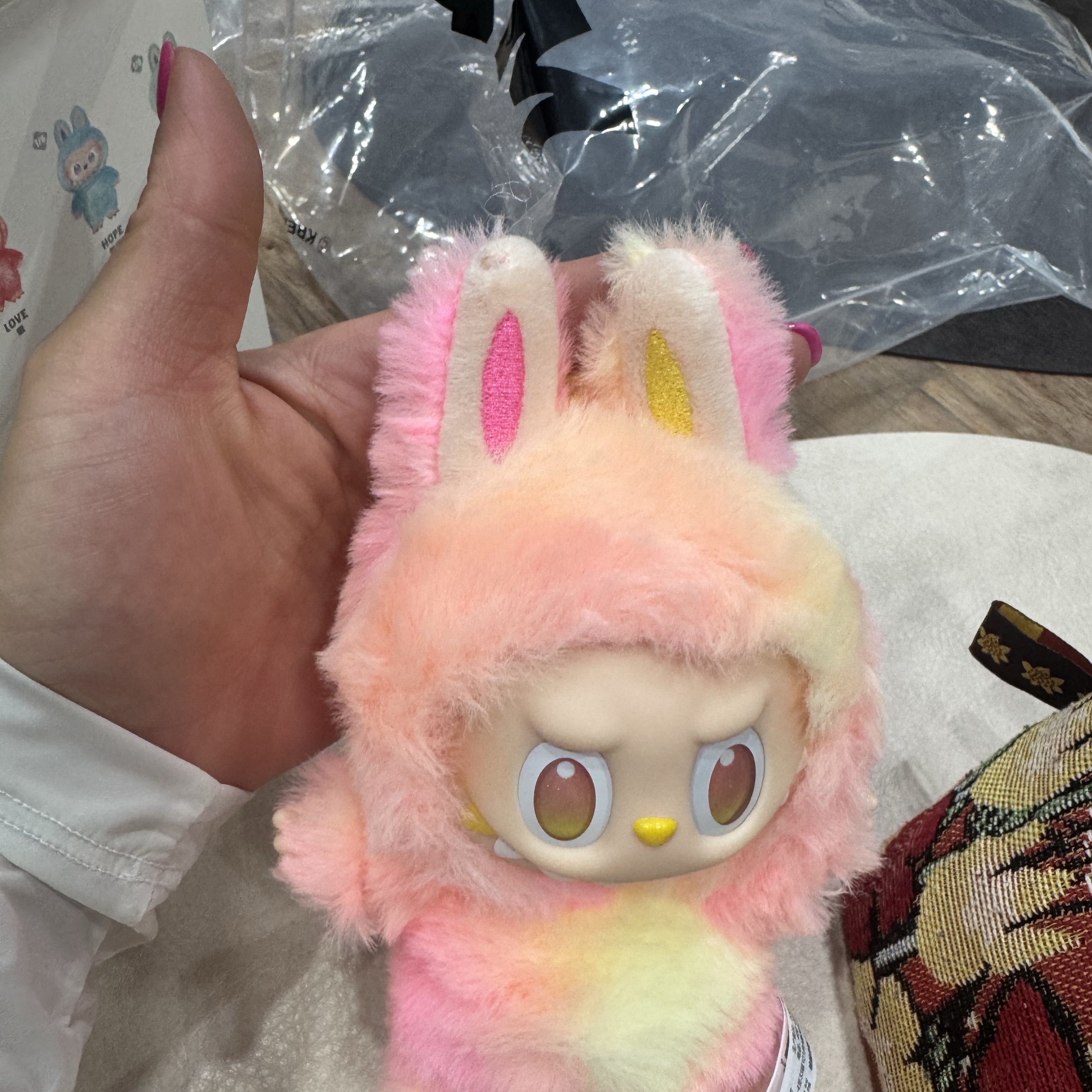 Pop Mart Labubu The Monsters Highlight Series Loyalty Keyring (Opened Case) 착용 스타일 - 1