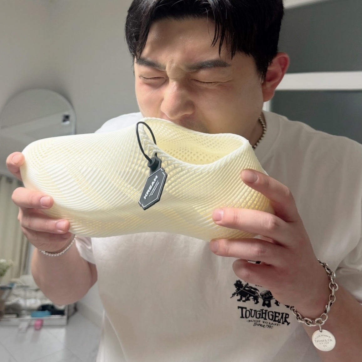 Adidas Climacool Off White 착용 스타일 - 1