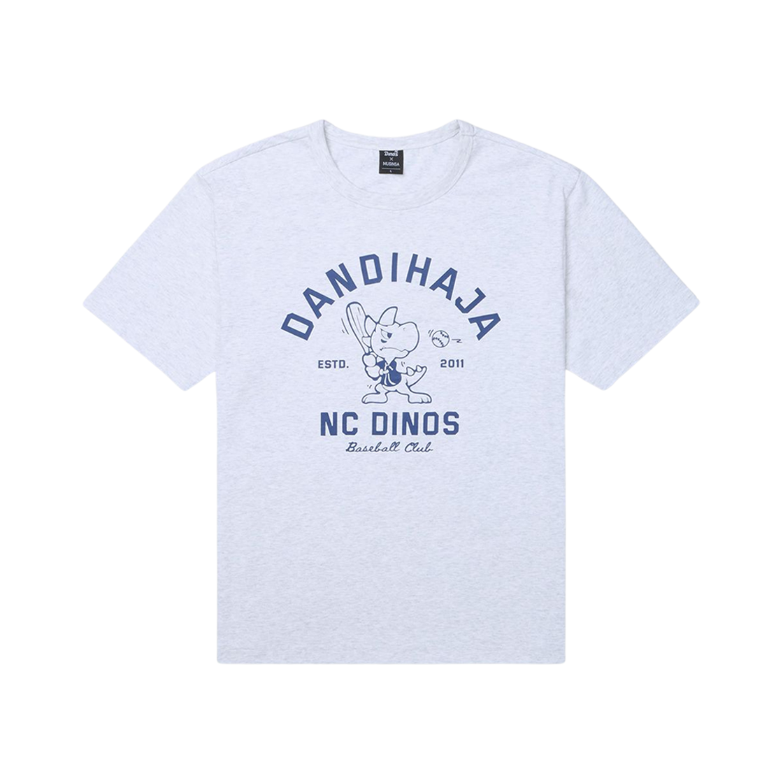 NC 다이노스 단디 숏슬리브 티셔츠 멜란지(NC Dinos Dandi Short Sleeve T-Shirt Melange)