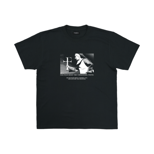25031-1111-011-BK [더블적립]Farfromwhat Far Wave Prayer Tshirts Black
