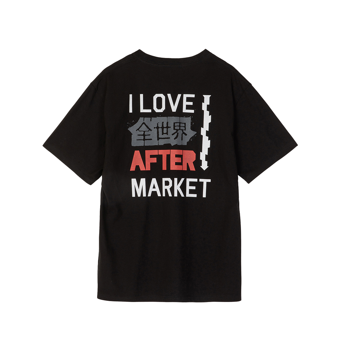 PCS25GXSS004 Peaches. After Market Graphic S/S Tee Black