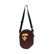 BAPE Ape Head Shoulder Bag Brown