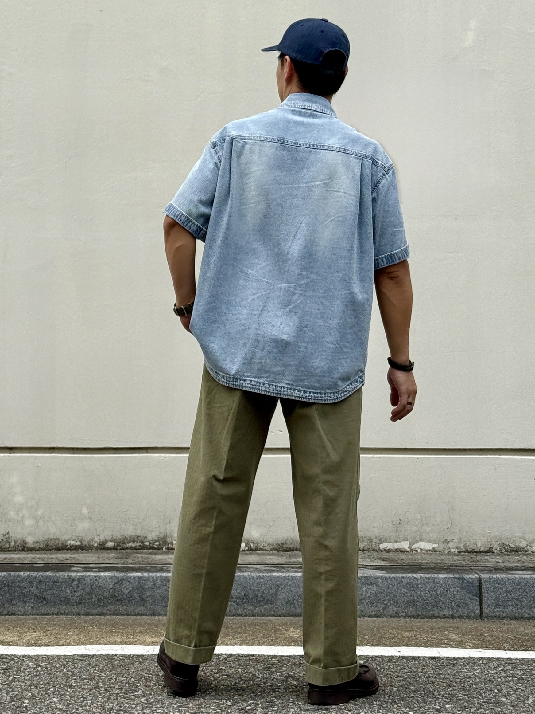 Paraboot Chambord Tex Lisse Cafe 착용 스타일 - 4