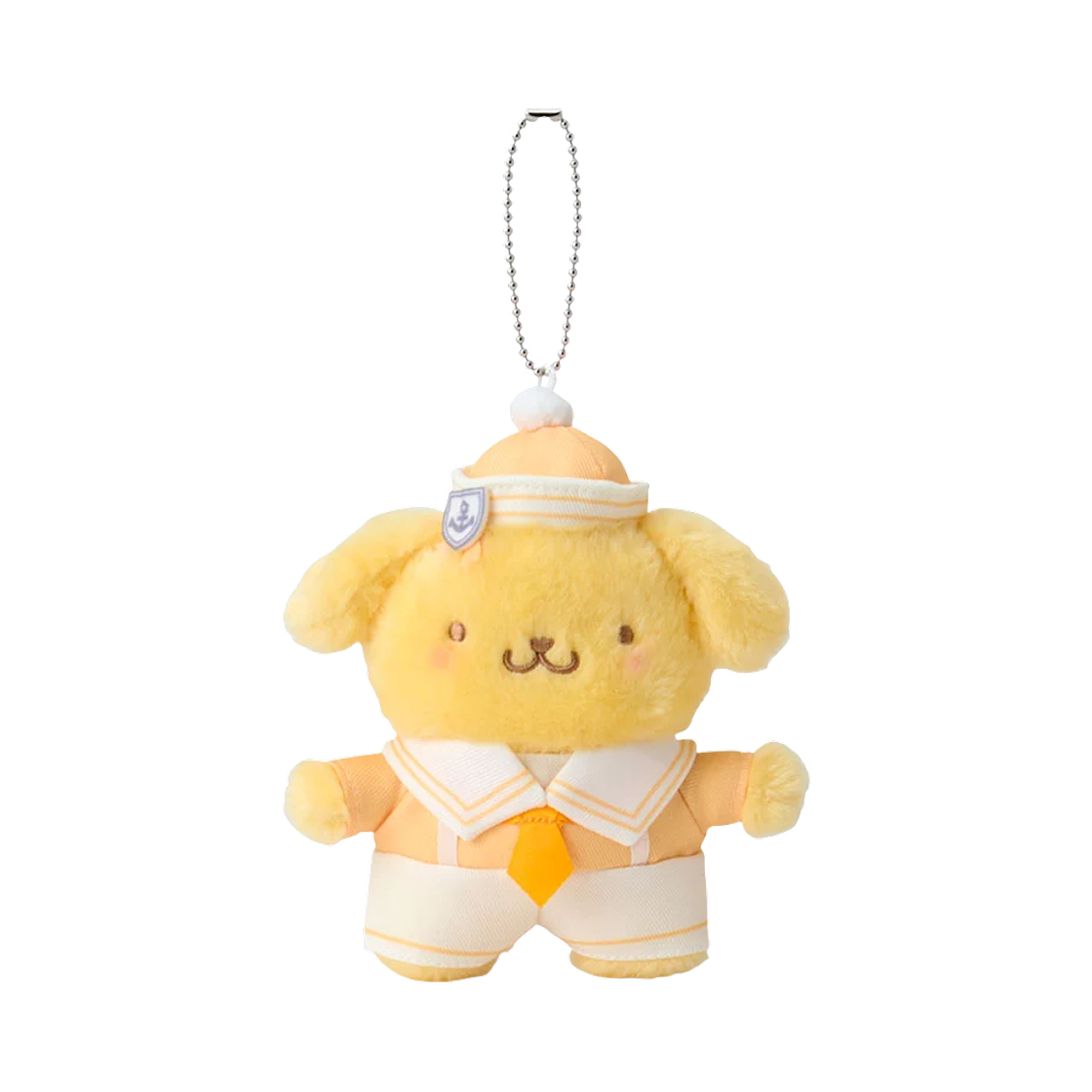 산리오 폼폼푸린 세일러 칼라 마스코트 홀더(Sanrio Pompompurin Sailor Collar Mascot Holder) - 1