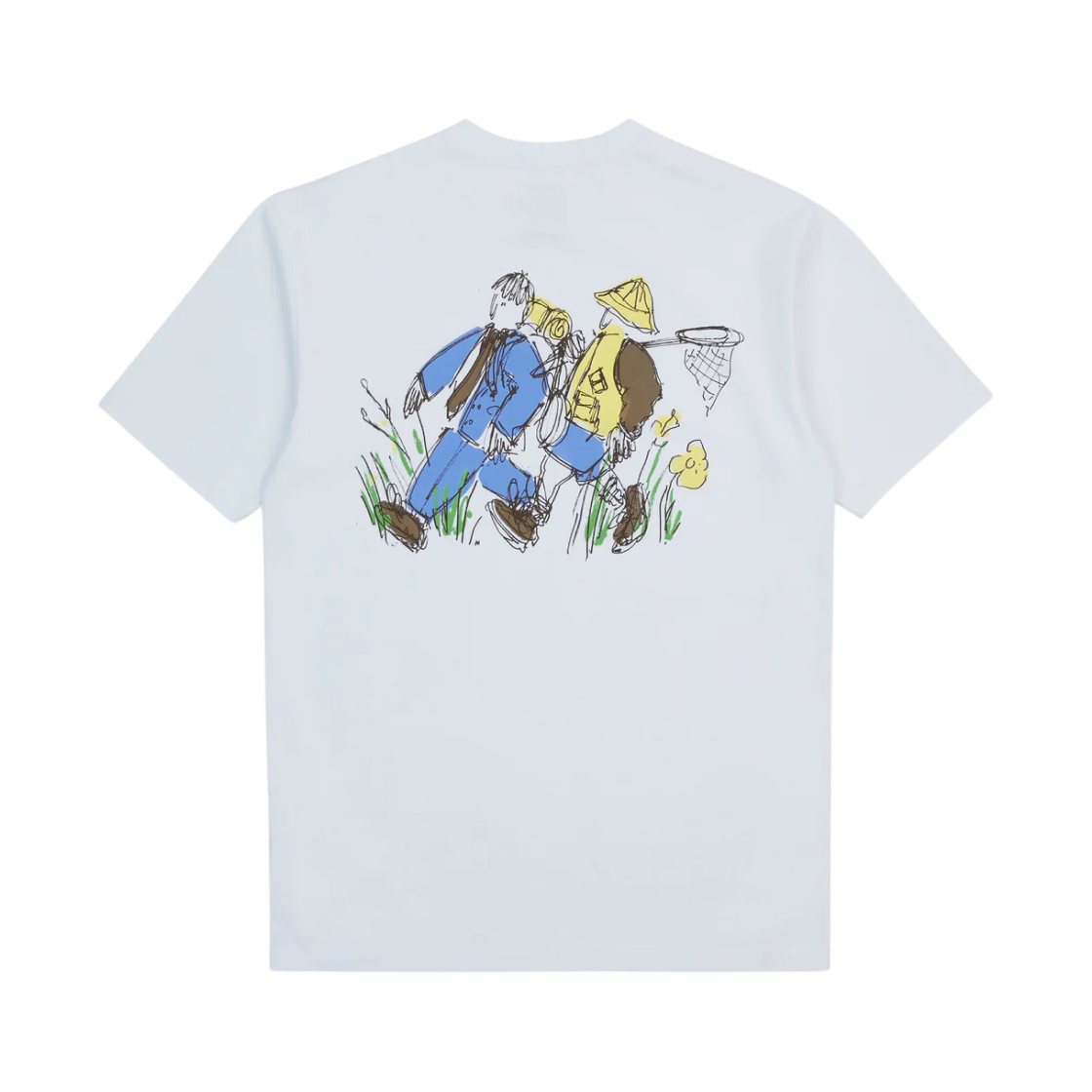 드레익스 x 뉴발란스 화이트 그래픽 티셔츠 화이트(Drake’s x New Balance White Graphic T-Shirt White)