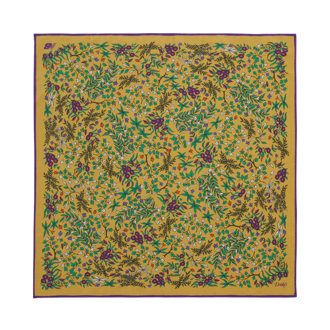 DR1AD0-25258-01-501 Drake’s x New Balance Silk Bandana Yellow