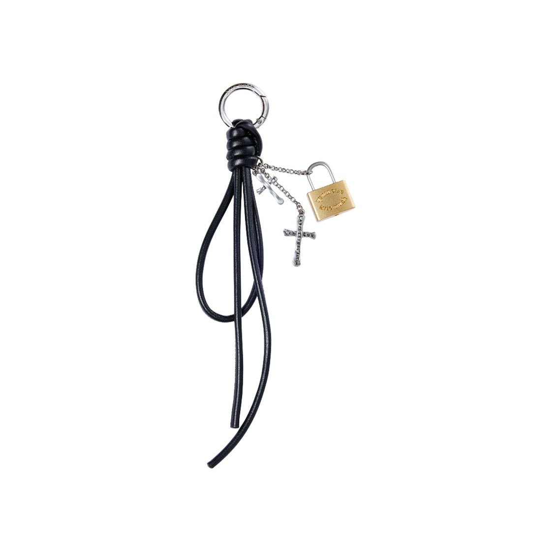 - Aviemuah Pendant Leather Keyring Black