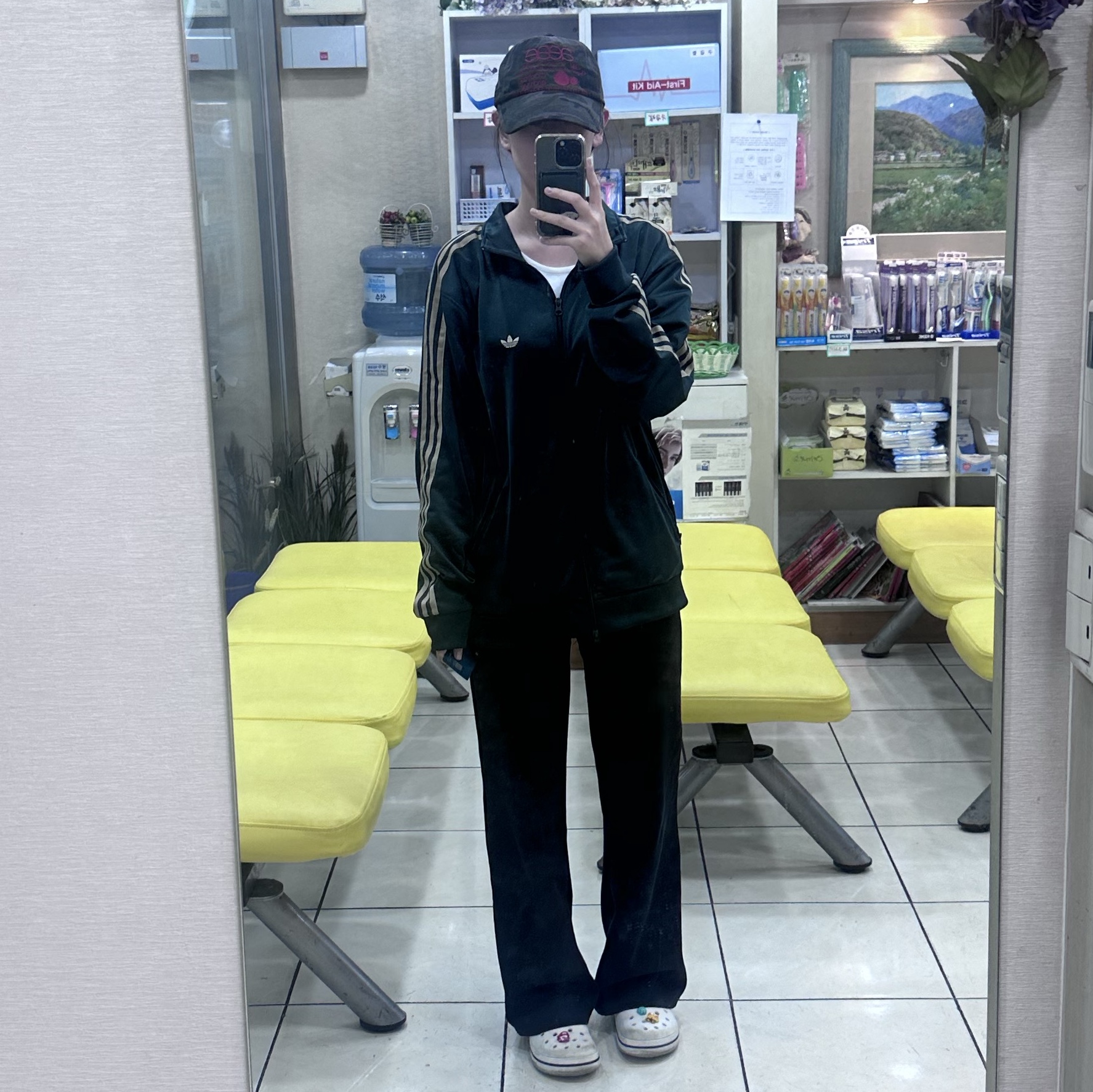 Adidas Originals Beckenbauer Track Jacket Shadow Green - KR Sizing 착용 스타일