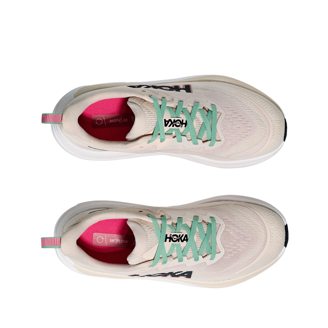 (W) 호카 스카이플로우 로즈 크림((W) Hoka Skyflow Rose Cream) - 2