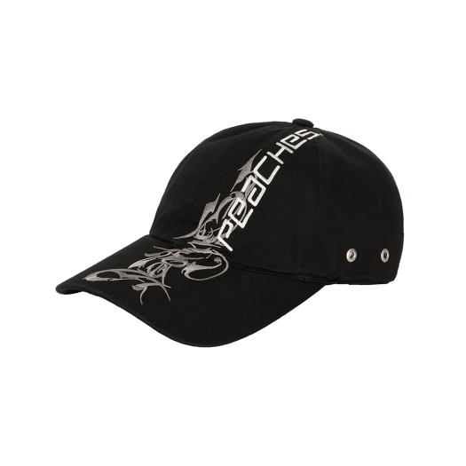 PCS25GXHG005 Peaches. Graffiti Logo Cap