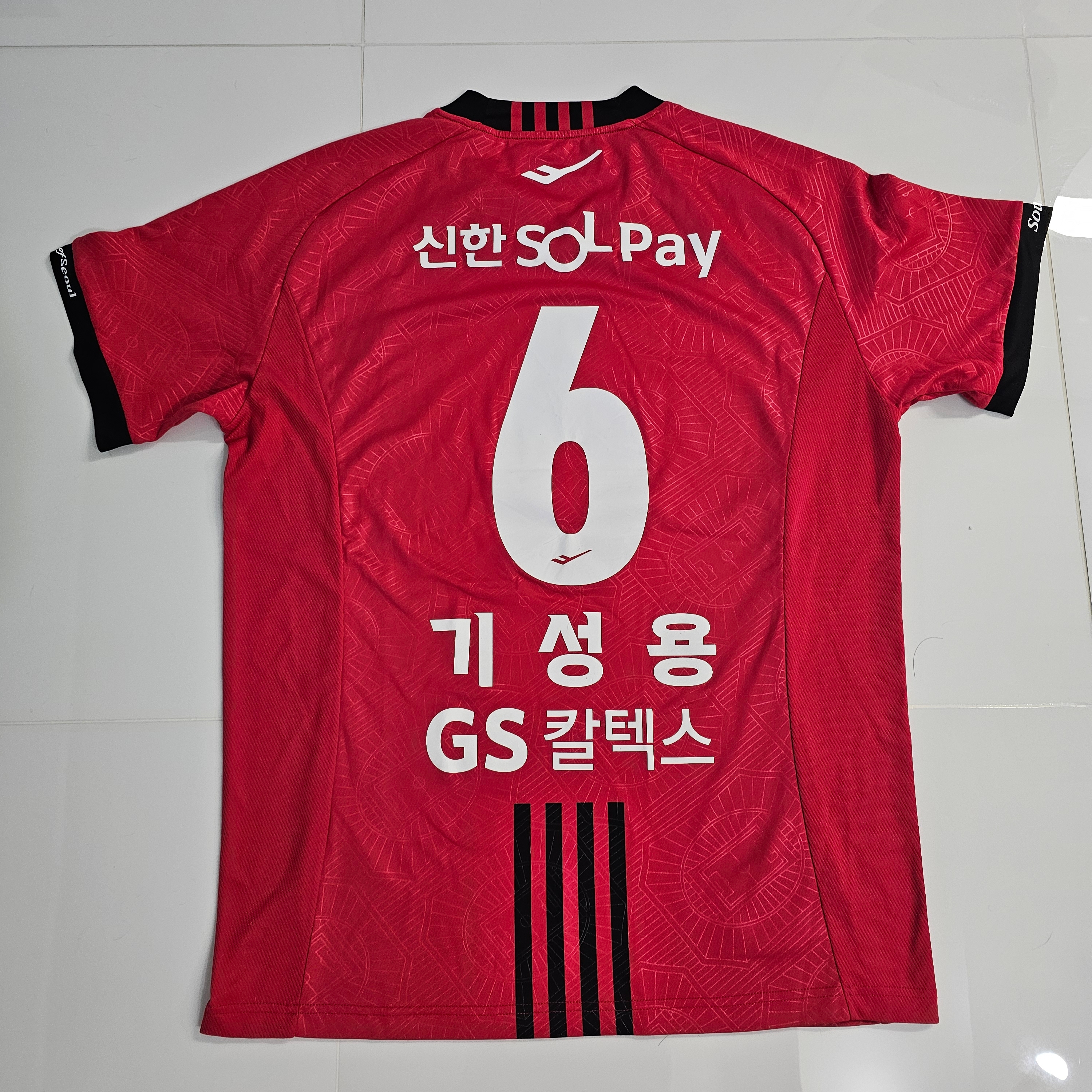 Prospecs FC Seoul Authentic Home Jersey 2024 Red (Non Marking Ver.) 착용 스타일 - 2