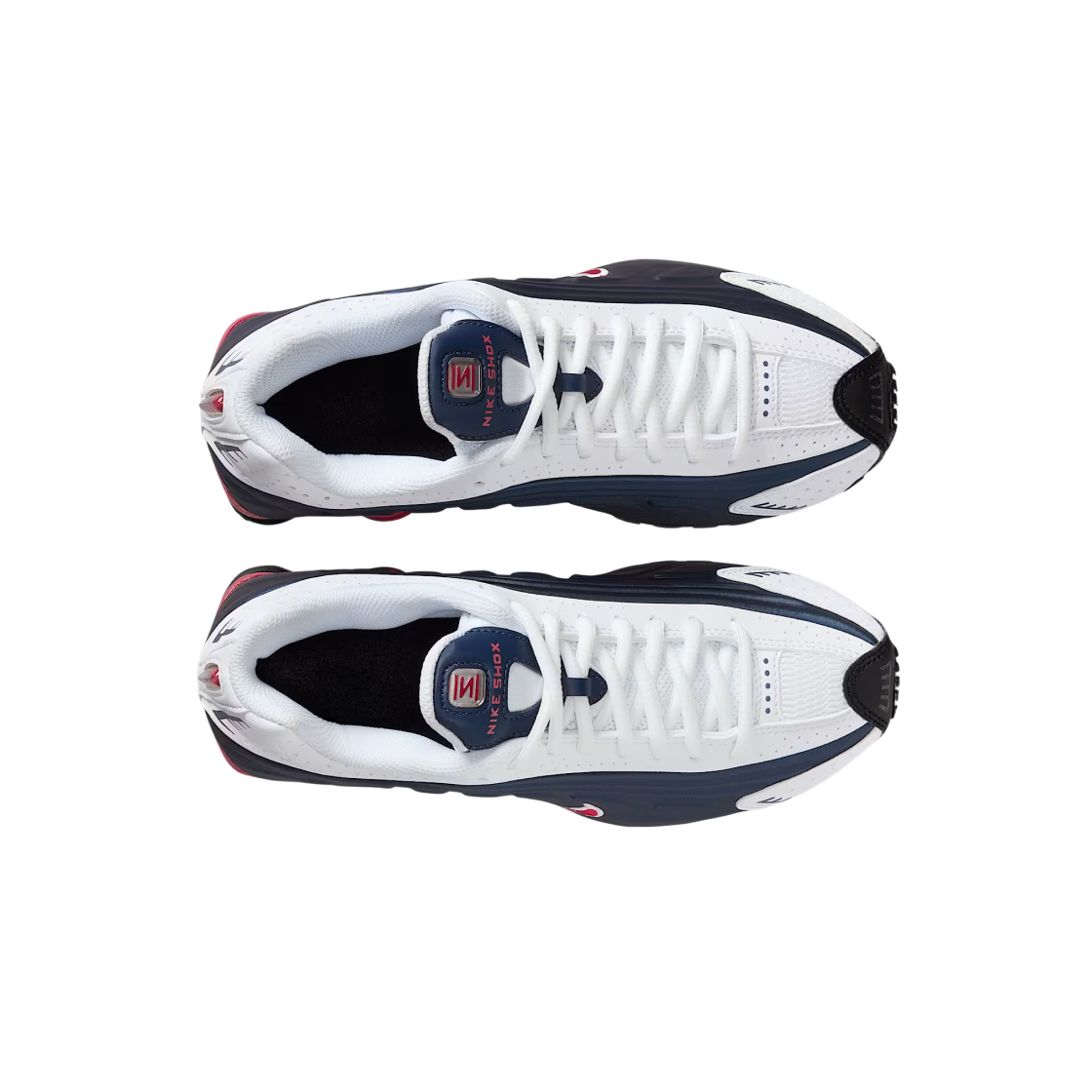 (GS) 나이키 샥스 R4 미드나잇 네이비 화이트((GS) Nike Shox R4 Midnight Navy White) - 2