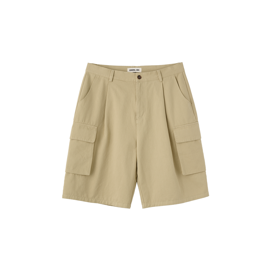 SBE2M12012BE General Idea Man Lvintage Bermuda Cargo Half Pants Beige