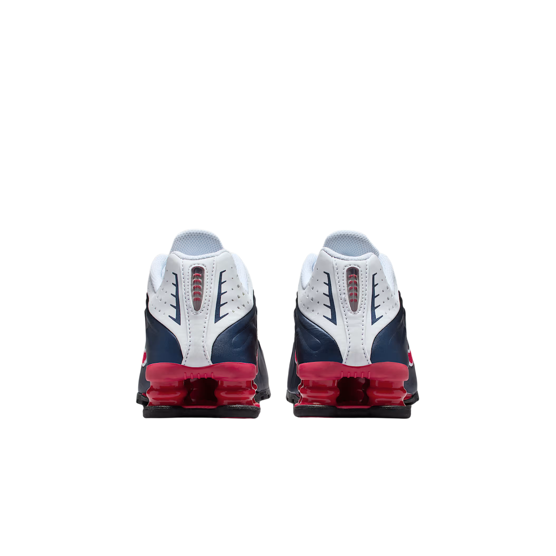 (GS) 나이키 샥스 R4 미드나잇 네이비 화이트((GS) Nike Shox R4 Midnight Navy White) - 3