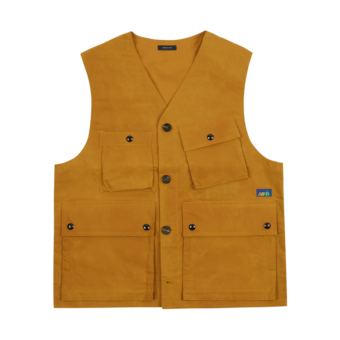 DR2A2W-25255-01-500 Drake's x New Balance Ripstop Cotton Utility Vest Brown
