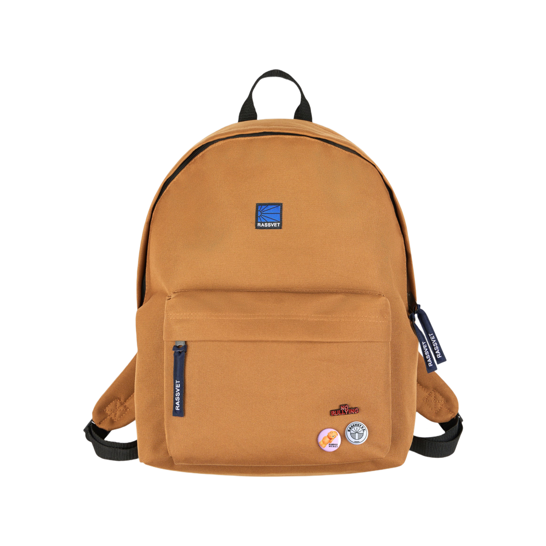 라스벳 로고 백팩 카라멜(Rassvet Logo Backpack Caramel)
