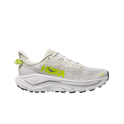 (W) Hoka Challenger 8 White Neon Citrus