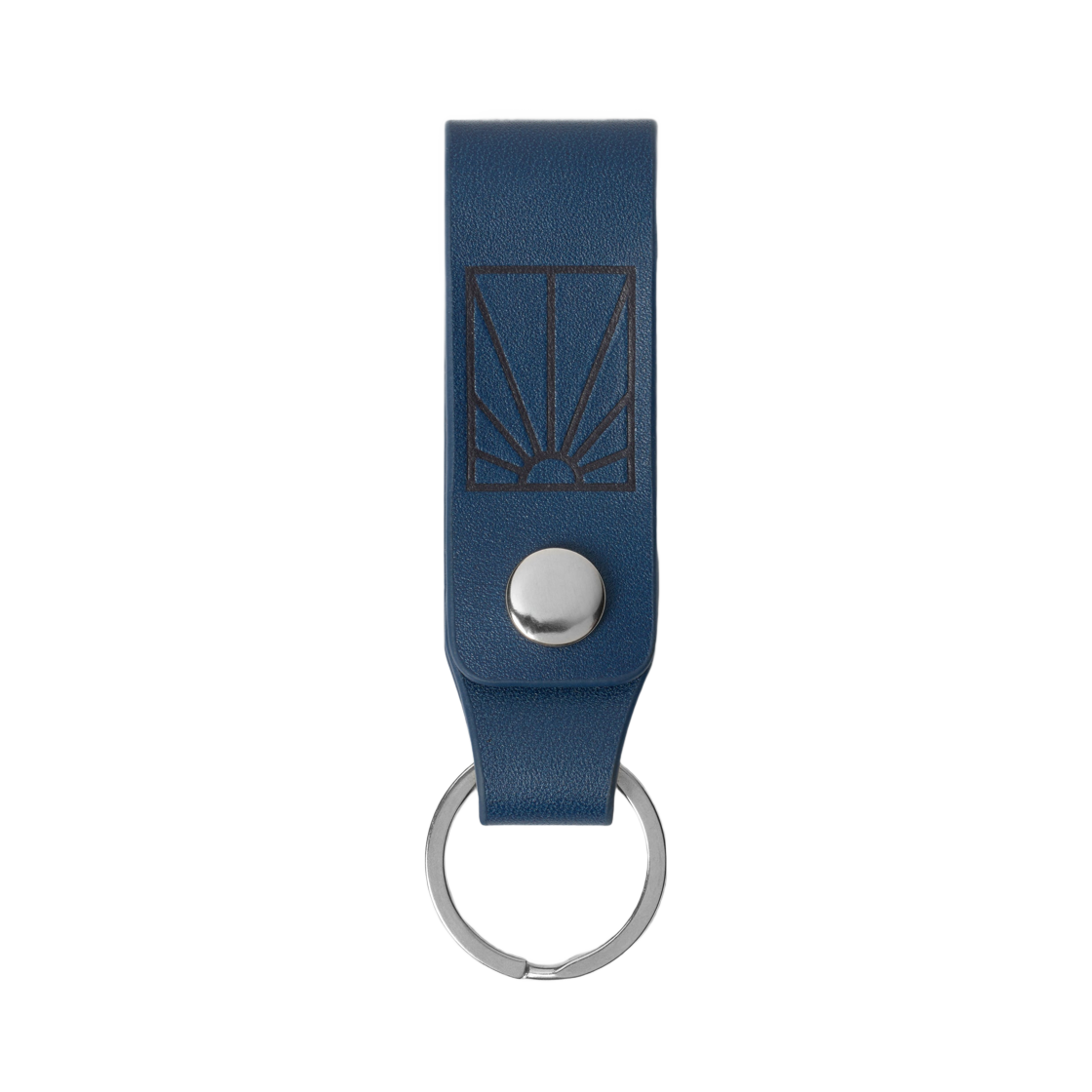 라스벳 레더 로고 키체인 네이비(Rassvet Leather Logo Keychain Navy)