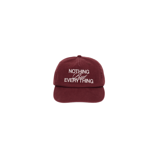 SBE2U91006BU General Idea Unisex 5Panel Lettering Trucker Cap Burgundy