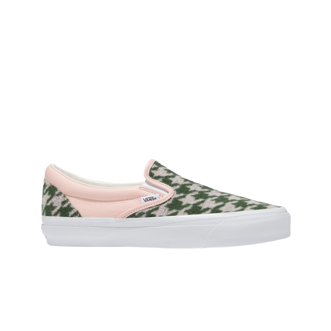 VN000CSEYWC Vans Premium Slip-On Reissue 98 LX Houndstooth Pack Blush Pink