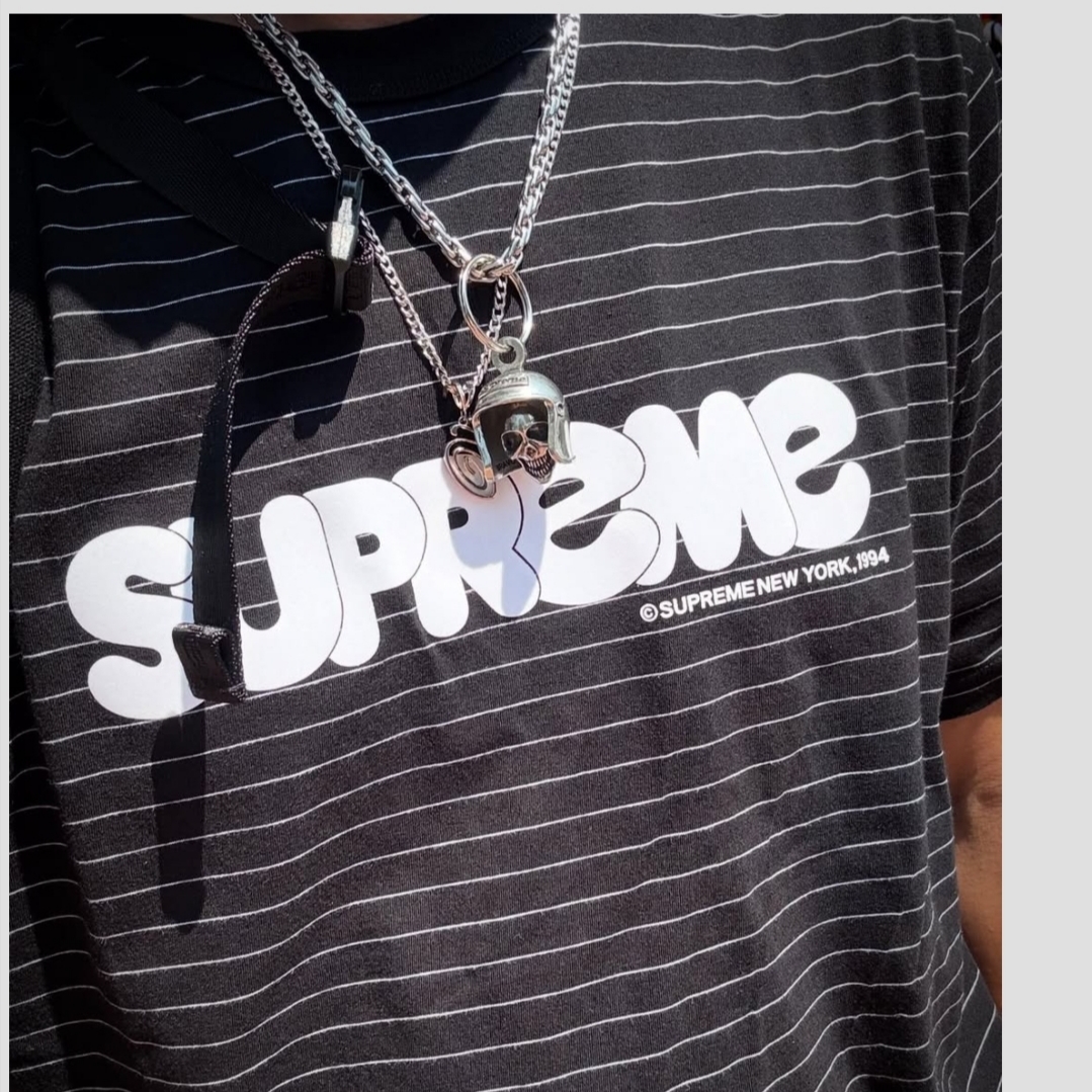 Supreme Bubble S/S Top Black - 25SS 착용 스타일 - 3