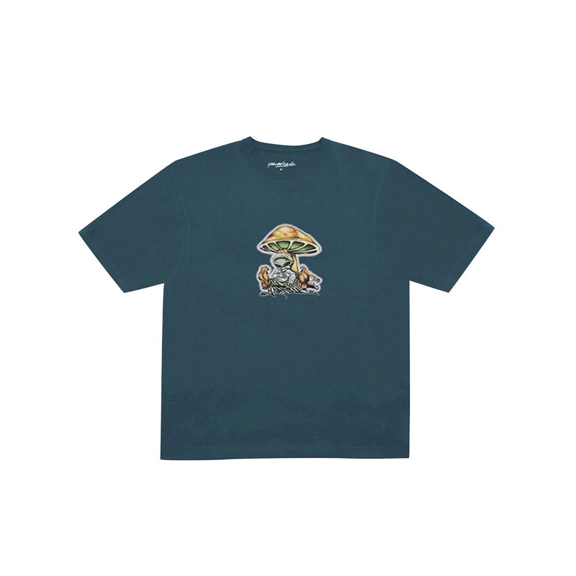 P000BIOE YARDSALE Golden Teacher T-Shirt Navy