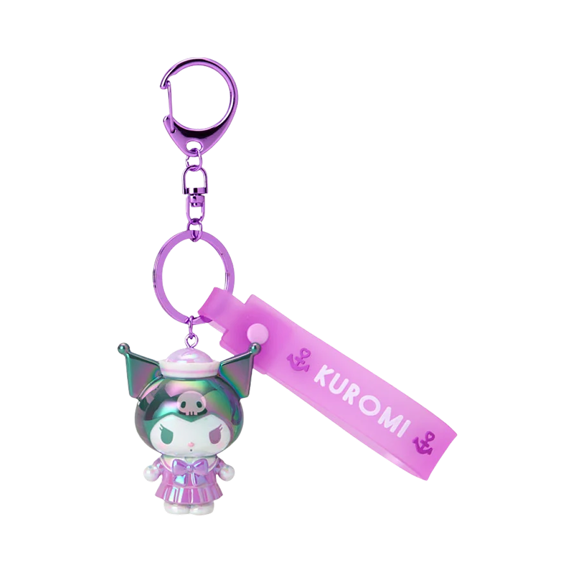 801381 Sanrio Kuromi Sailor Collar Mascot Keychain