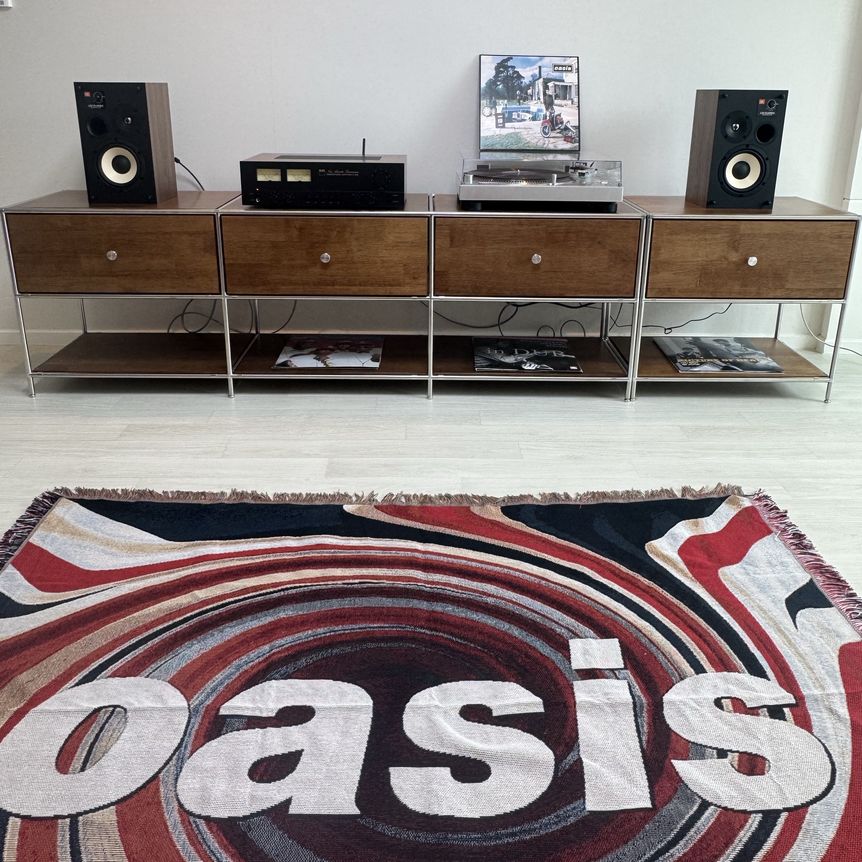 Noice x Oasis Union Jack Blanket Mix 착용 스타일 - 1