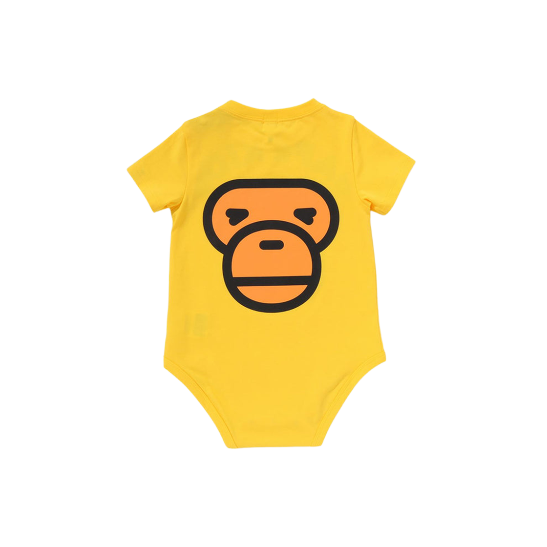 (키즈) 베이프 베이비 마일로 페이스 바디수트 옐로우((Kids) BAPE Baby Milo Face Bodysuit Yellow) - 2