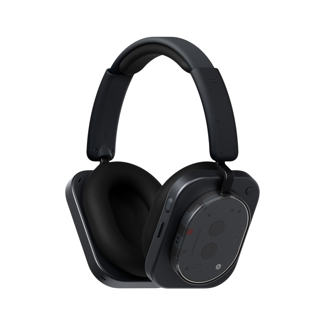 낫싱 헤드폰 (1) 노이즈 캔슬링 블루투스 헤드폰 블랙(Nothing Headphone (1) Black)