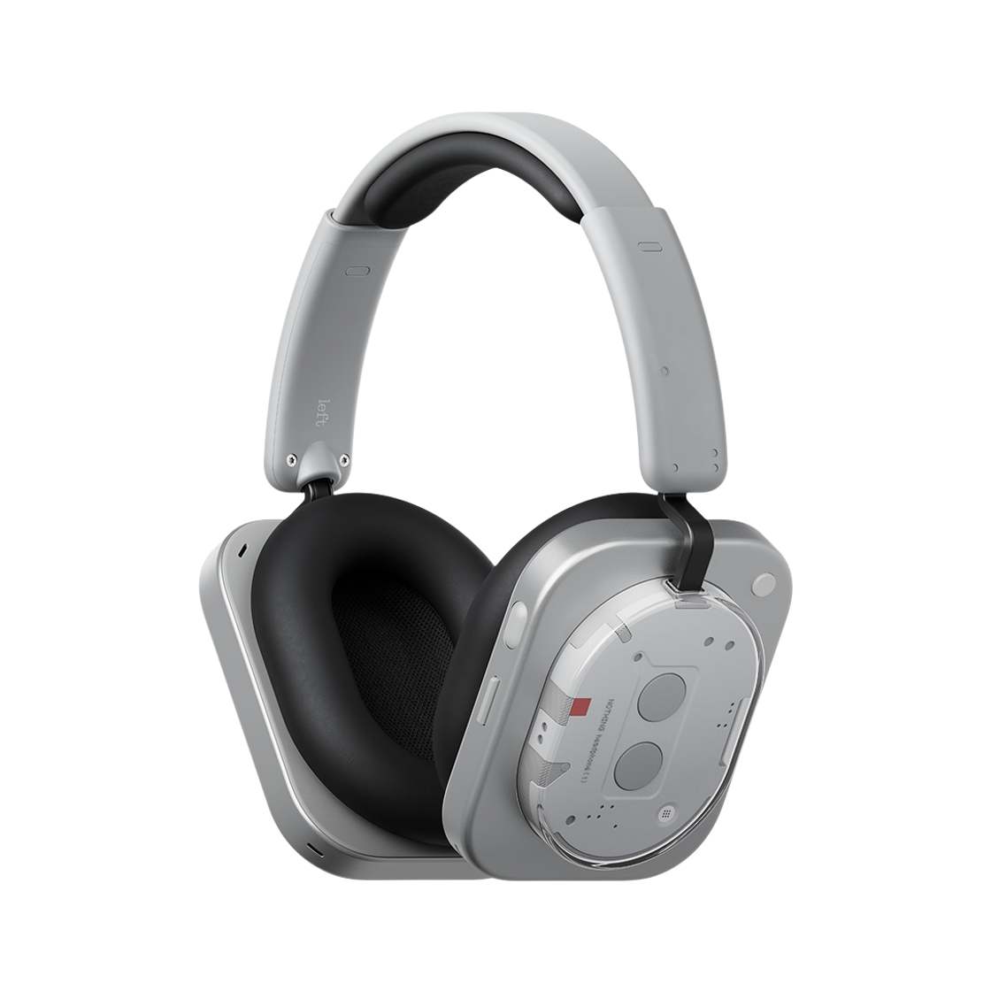 낫싱 헤드폰 (1) 노이즈 캔슬링 블루투스 헤드폰 화이트(Nothing Headphone (1) White)