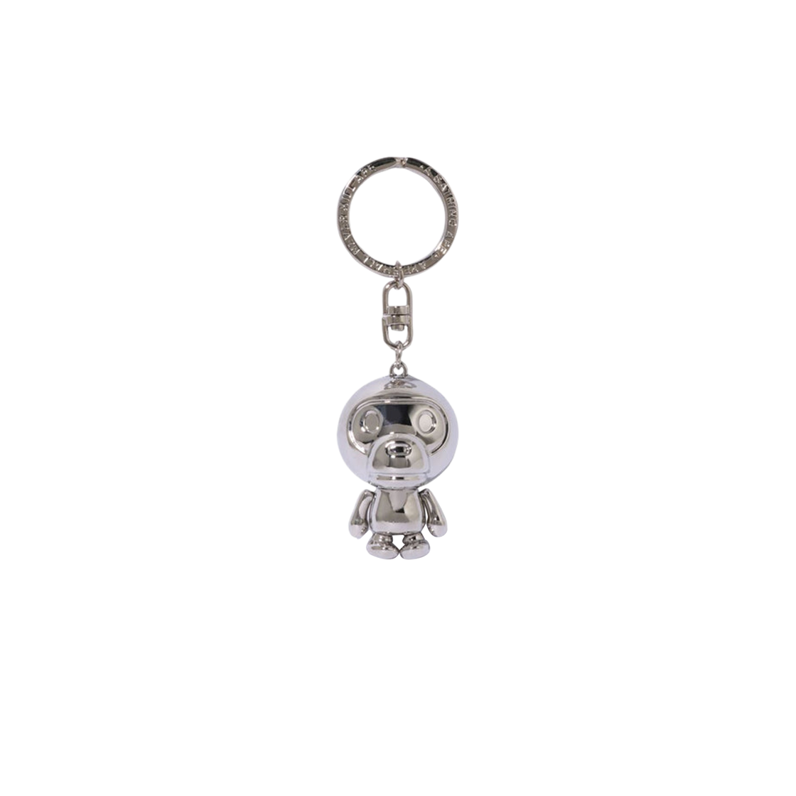 베이프 베이비 마일로 키체인 실버(BAPE Baby Milo Keychain Silver)