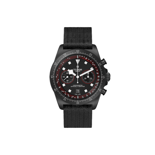 ITIHWJTCOJL6 Tudor Pelagos FXD Chronograph 43 M25827KN Black Dot Dial NO6107