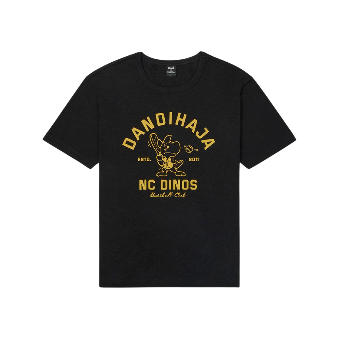 NC 다이노스 단디 숏슬리브 티셔츠 블랙(NC Dinos Dandi Short Sleeve T-Shirt Black)