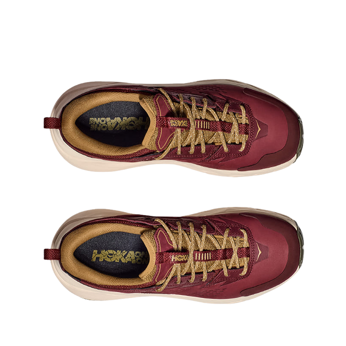 호카 카하 로우 고어텍스 바시티 버건디 앨러배스터(Hoka Kaha Low Gore-Tex Varsity Burgundy Alabaster) - 2