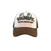Vandy The Pink Eye Logo Trucker Hat Brown