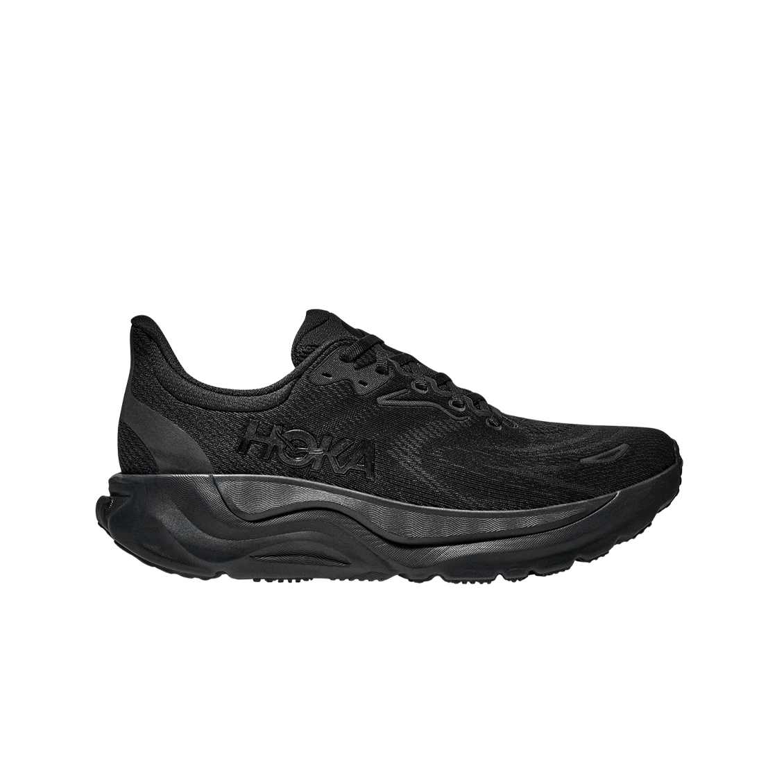 (W) 호카 아라히 8 블랙 - 와이드((W) Hoka Arahi 8 Black - Wide)