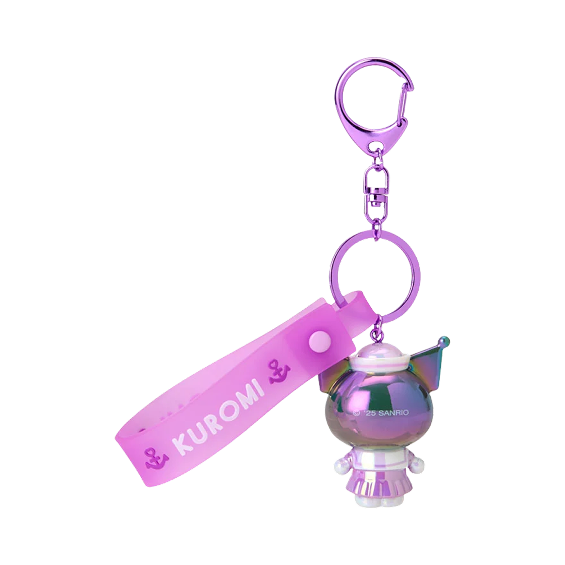 산리오 쿠로미 세일러 칼라 마스코트 키체인(Sanrio Kuromi Sailor Collar Mascot Keychain) - 2