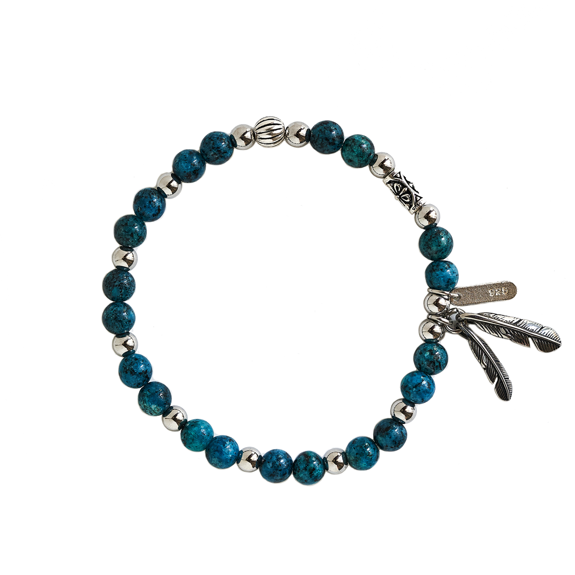 DJ25B03 December Ten Apatite Beads Bracelet
