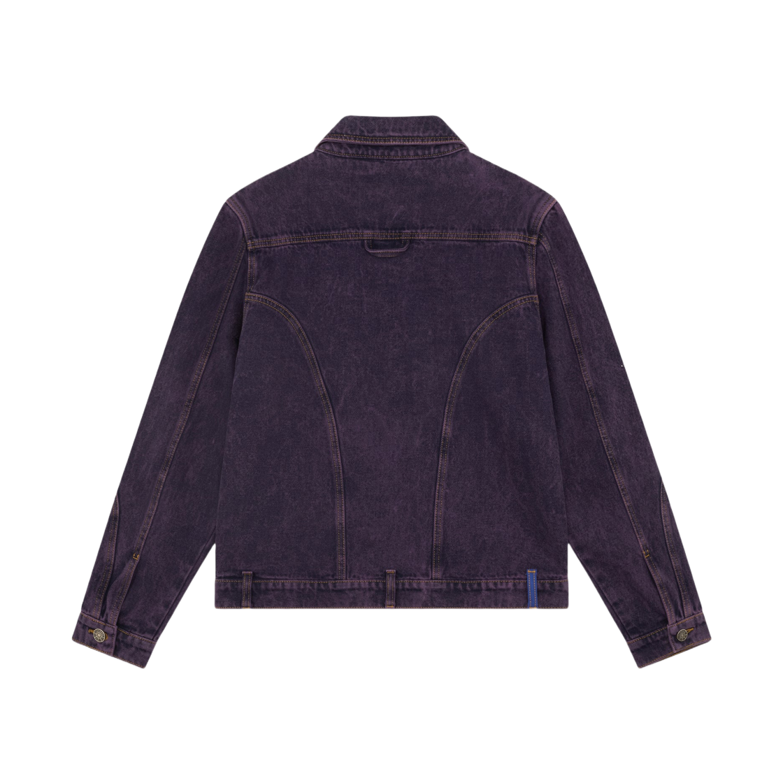 라스벳 워시드 데님 집 자켓 퍼플(Rassvet Washed Denim Zip Jacket Purple) - 2