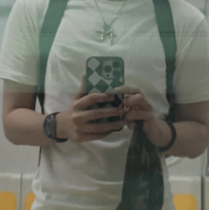 Thug Club Back T-Shirt Slim White 착용 스타일