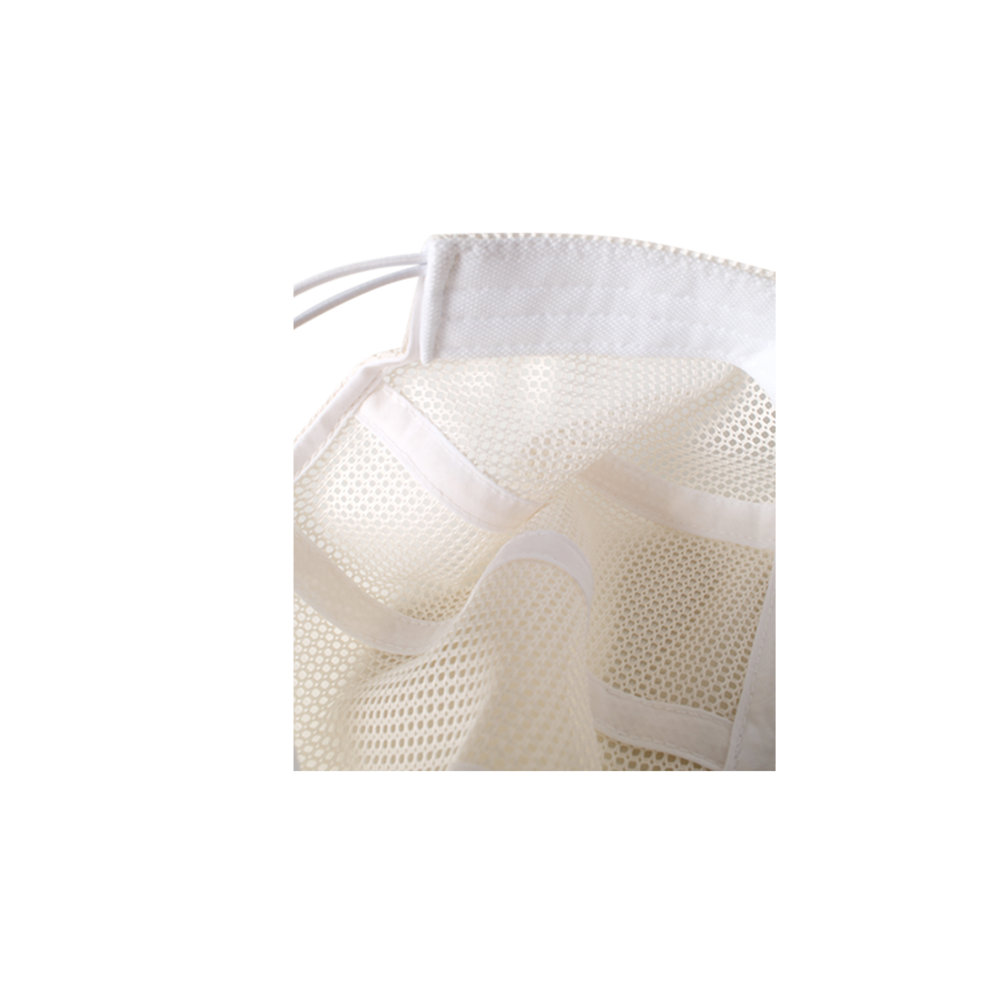 ETC0013 runwhither Mesh Cap Ivory - #3