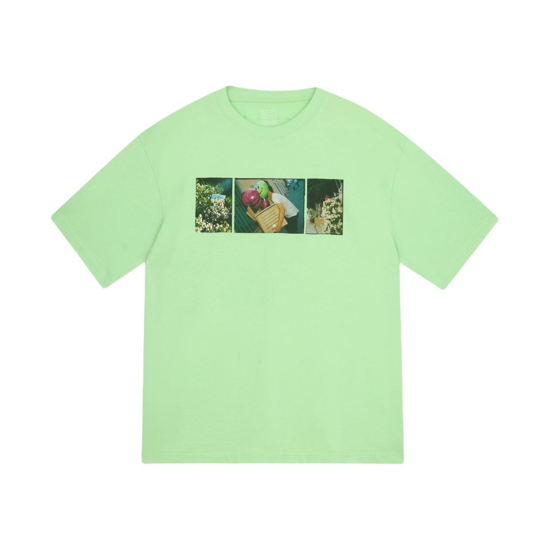 라스벳 라 멜랑콜리아 티셔츠 라임 그린(Rassvet La Melancolia T-Shirt Lime Green)