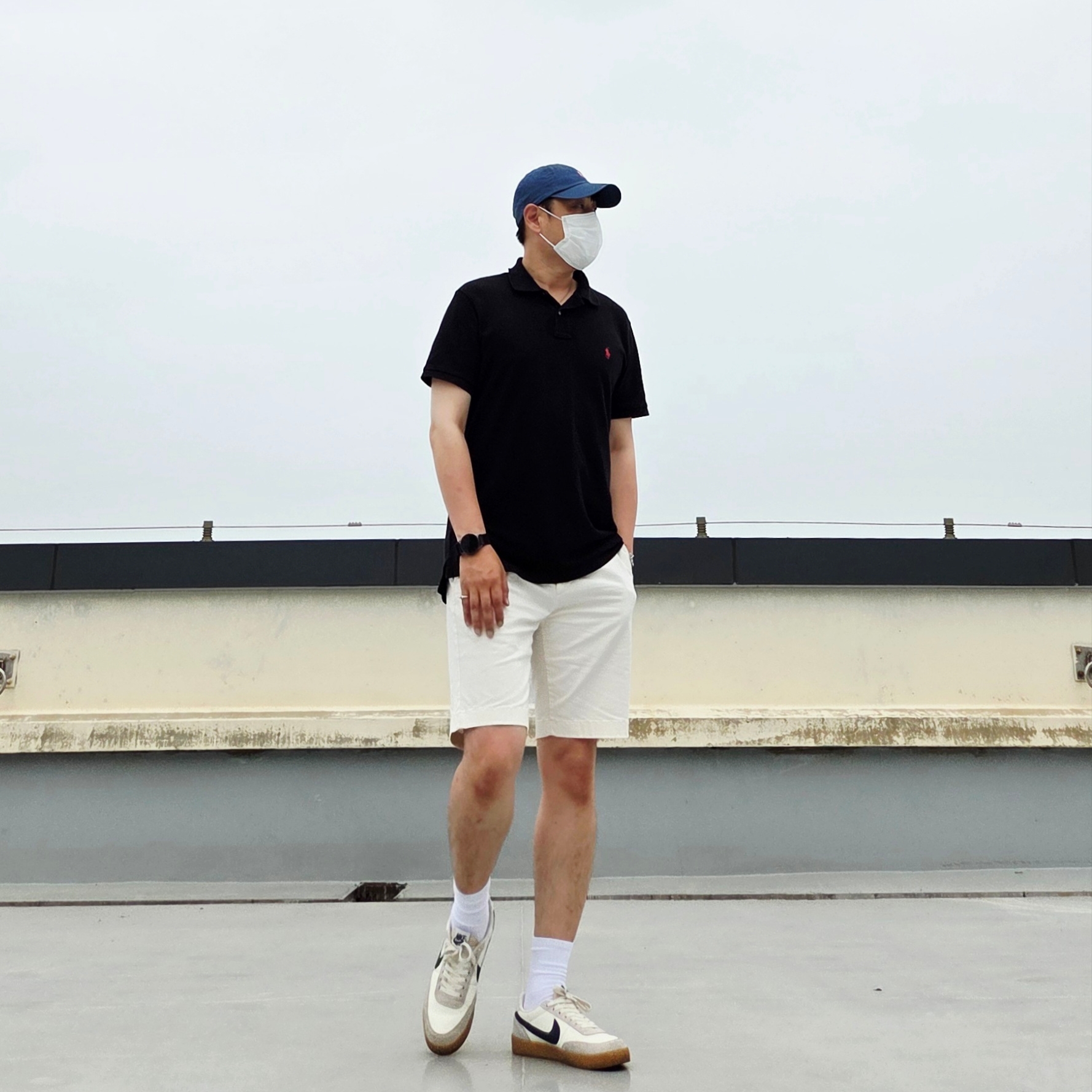 Nike x J.Crew Killshot 2 Sail Midnight Navy, Diesel Dx1535 Stainless Steel Bracelet Silver 착용 스타일 - 4