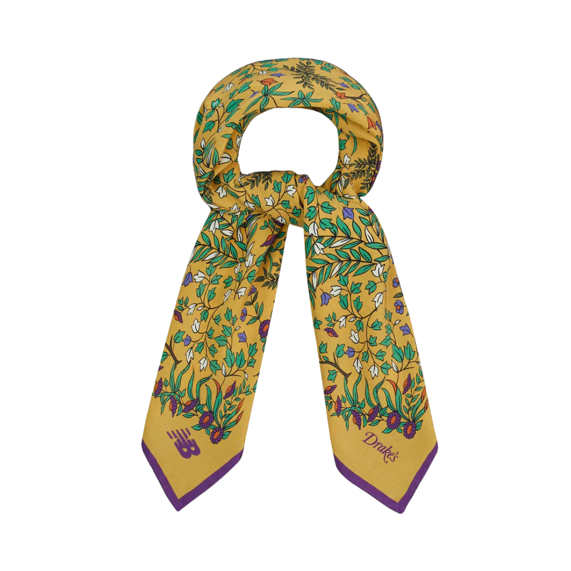 드레익스 x 뉴발란스 실크 반다나 옐로우(Drake’s x New Balance Silk Bandana Yellow) - 2