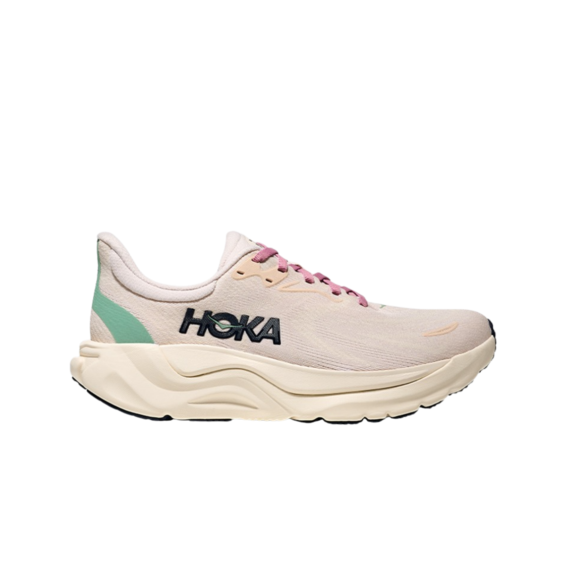 (W) 호카 아라히 8 로즈 크림 - 와이드((W) Hoka Arahi 8 Rose Cream- Wide)